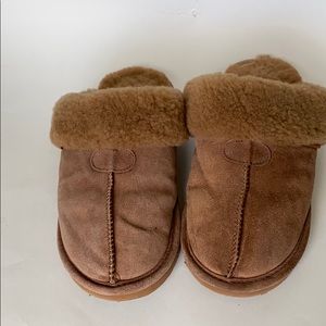 Brumby Brown Leather sheep skin lining size 9